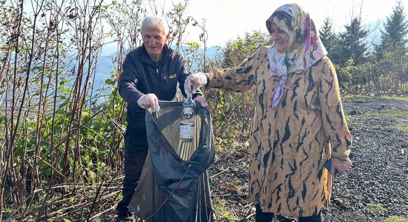 Bektaş Yaylası çöpten temizlendi