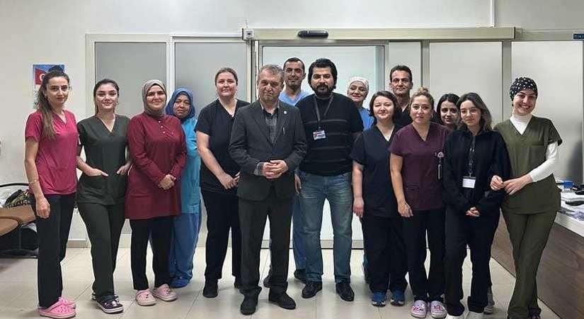 Endoskopi ünitesinden özverili çalışma!