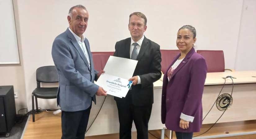 Gürel, girişimcilik söyleşileri etkinliğinin konuğuydu