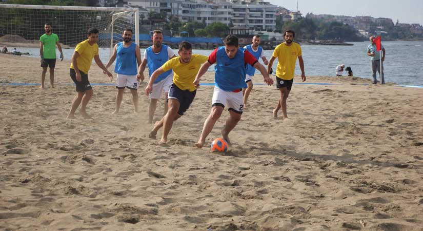 Plaj futbolunda final Alanya’da