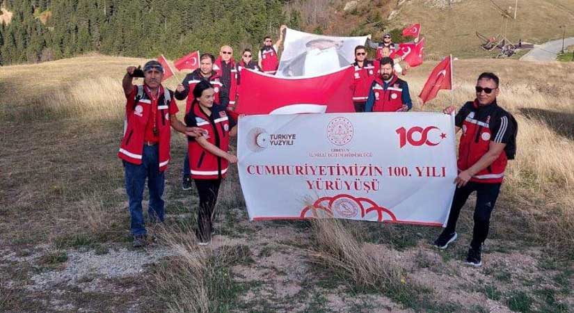 Türkiye yüzyılı temasıyla yürüdüler…
