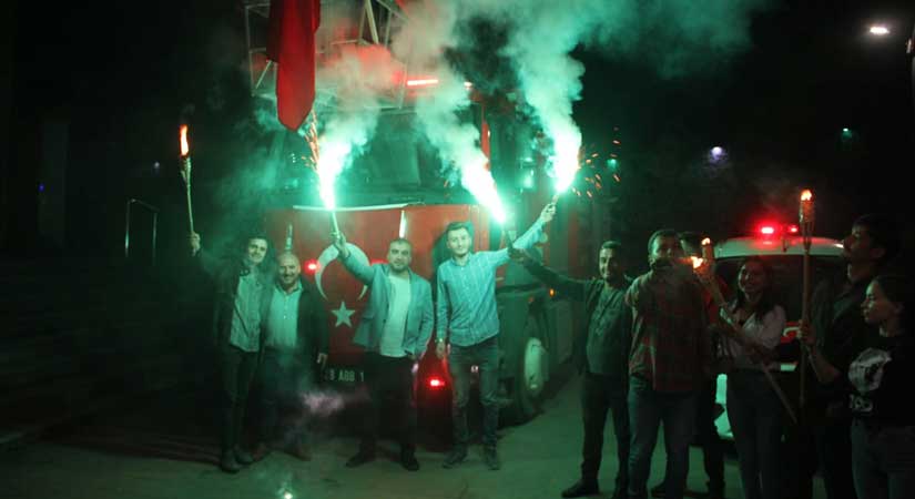 Yağlıdere’de cumhuriyet coşkusu yaşandı