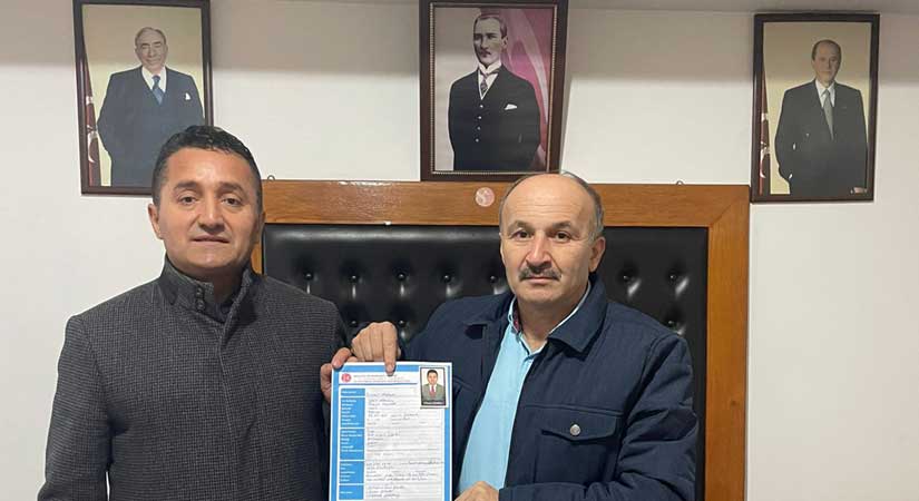 Belediye meclisi üyeliği için başvurusu yaptı!