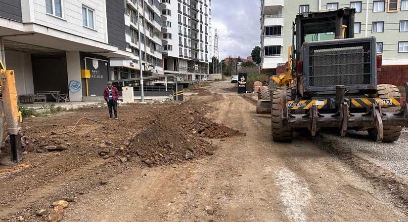 Espiye’de üstyapıya devam