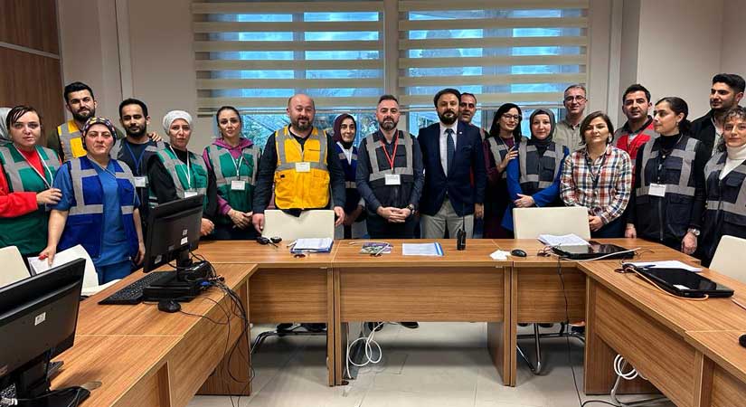 Hastane Afet Planı tatbikatı