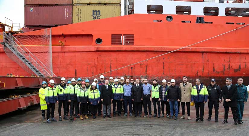 229 adet konteyner Tekirdağ Limanına uğurladı