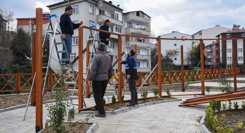 Giresun parklarla süsleniyor