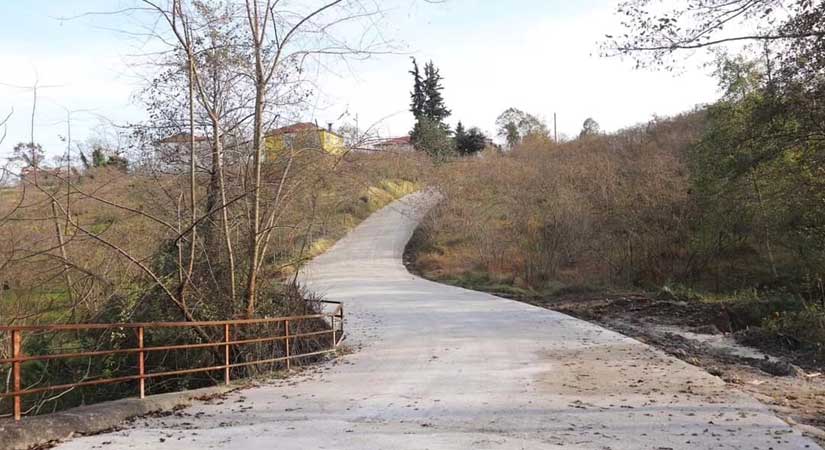 Piraziz Şıhkıran Mahallesine 4.5 km beton yol