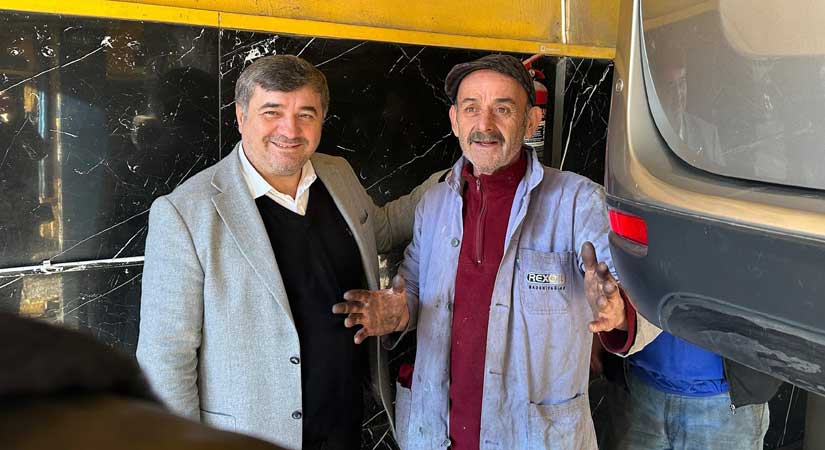 Başkan Şenlikoğlu Sanayi Sitesi’ni ziyaret etti