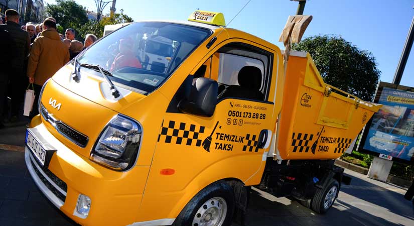 Temizlik taksi devreye girdi
