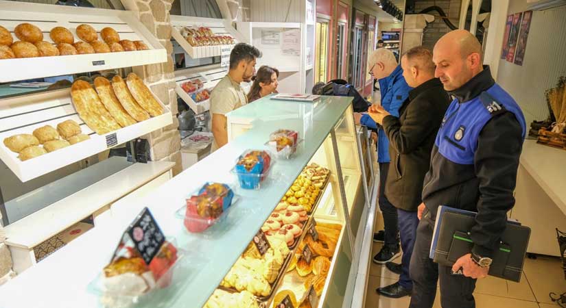 Şehir genelinde fırınlara etiket kontrolü