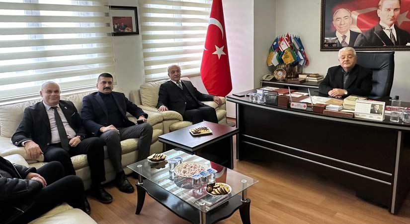 Rektör Can MHP’yi ziyaret etti