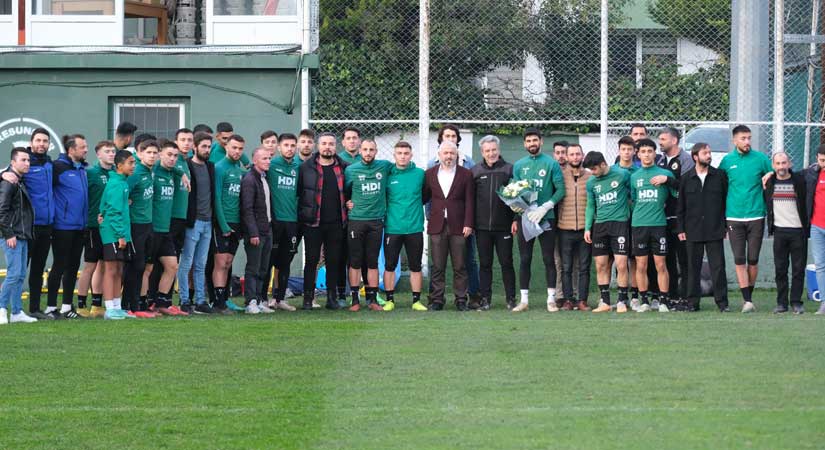 Giresunspor’a moral ziyareti