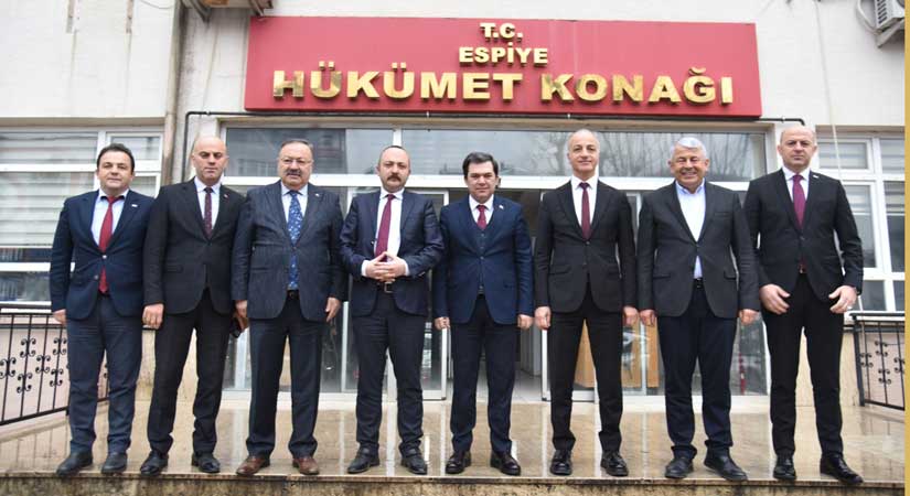 İnşaat ve Emlak Genel Müdürü Özcan Duman Espiye’de