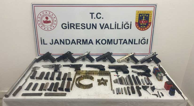 Silah ve bu silahlara ait mermi ele geçirildi