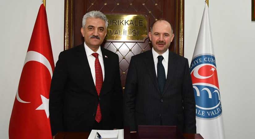 Vali Serdengeçti’ten Kırıkkale Valisi Makas’a ziyaret