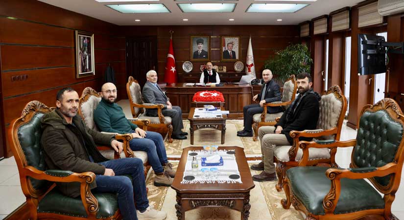 Tepeköy derneği Vali Serdengeçti’yi ziyaret etti