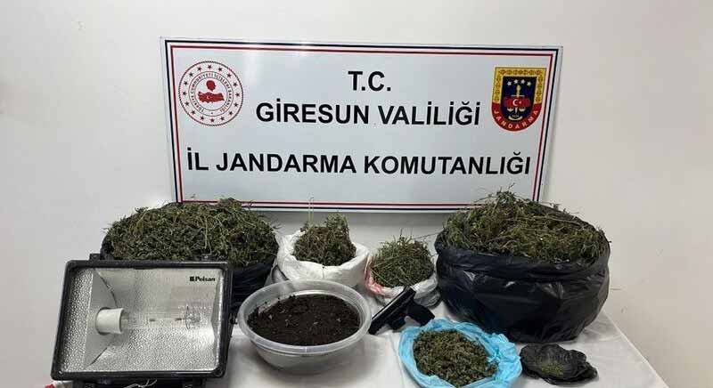 Giresun’da büyük uyuşturucu operasyonu