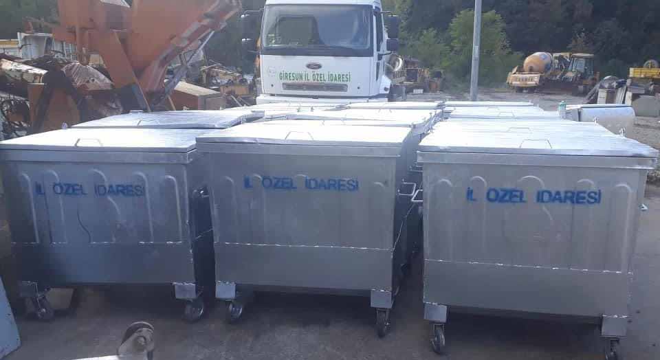 800 çöp konteyneri yenilendi