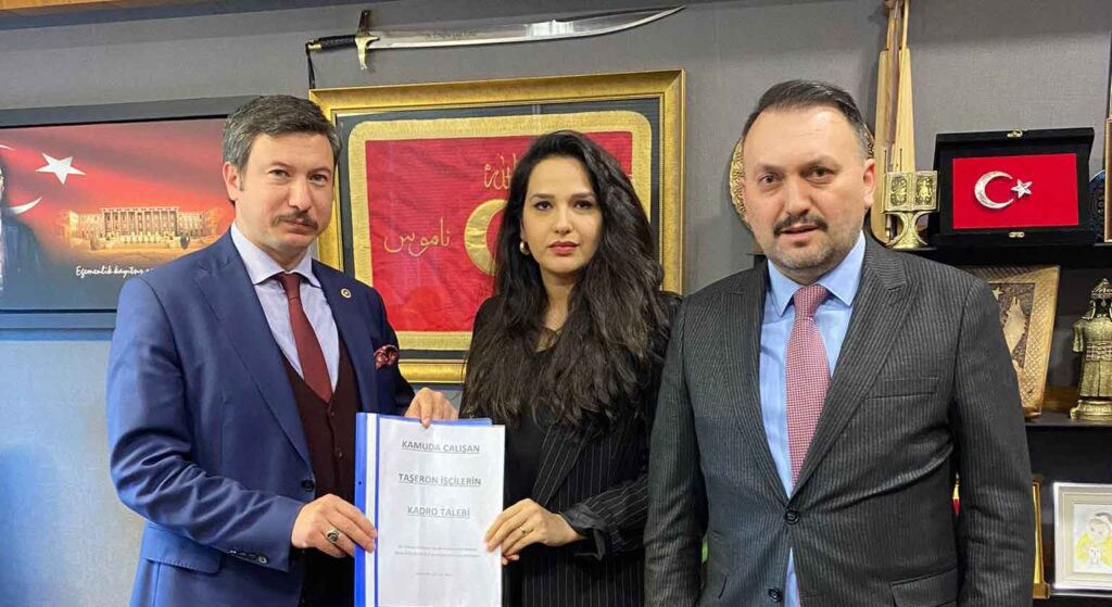 TBMM’yi ziyaret eden kamu işçileri haklarını istiyor