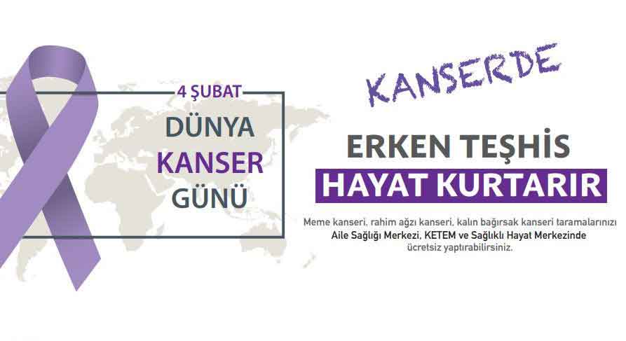 Kanser taramaları ücretsiz!