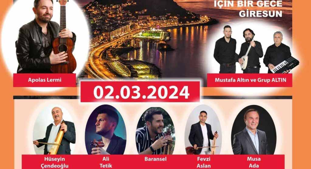 Almanya’da Giresunlular gecesine 10 gün kaldı