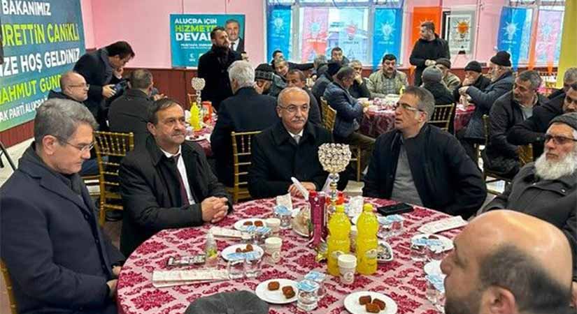 Canikli Alucra’da hemşerileriyle buluştu