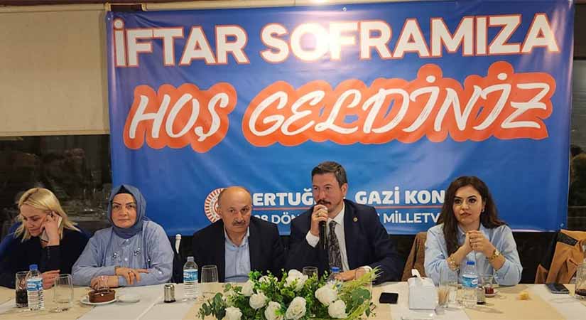 Milletvekili Konal, basınla iftarda buluştu