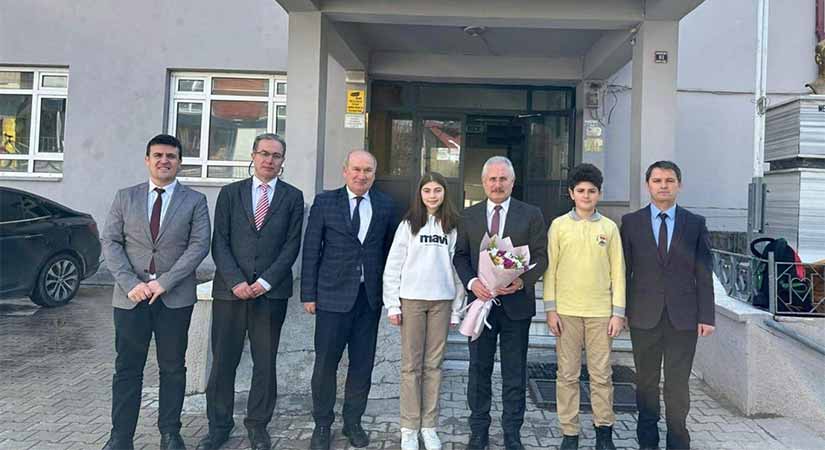Türk’ten, Şebinkarahisar’da okul ziyareti