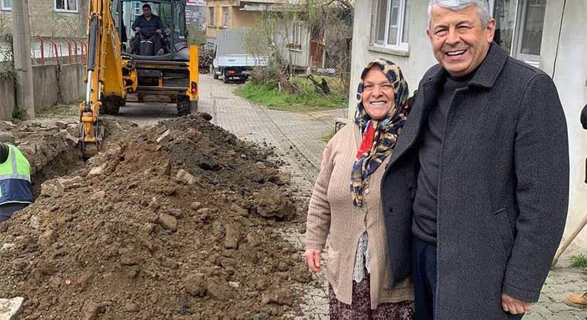 Espiye Belediyesi doğalgaz çalışmalarını aralıksız sürdürüyor