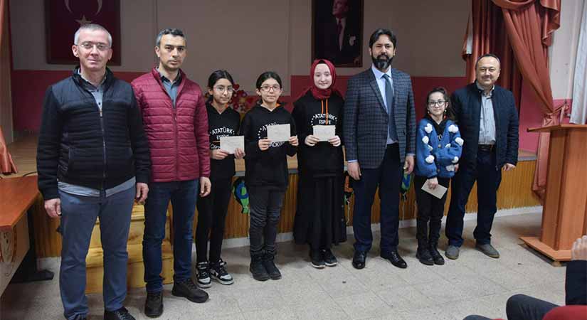 Yarışmalarda dereceye girenlere ödül verildi