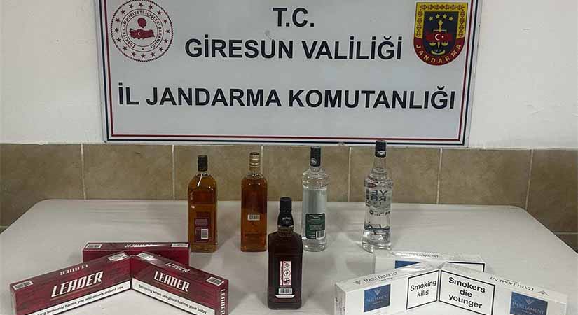 Görele’de Kaçak İçki Operasyonu