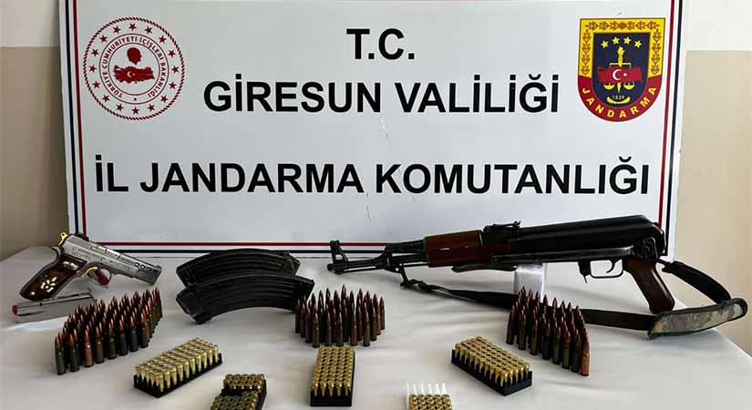 Giresun’da silah kaçakçılığı operasyonu