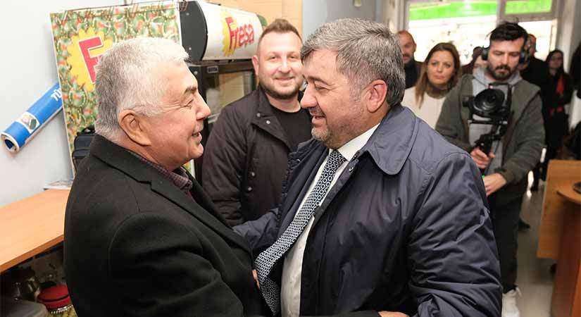 Başkan Şenlikoğlu Yeniyol esnafı ile buluştu