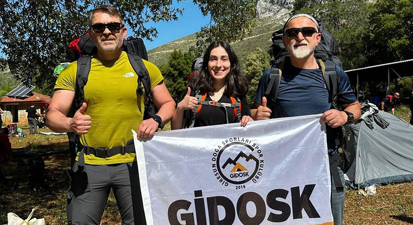 GİDOSK ekibi dağcılık eğitimine katıldı