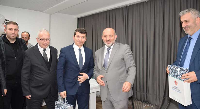 Müftülük personeli bayramlaştı