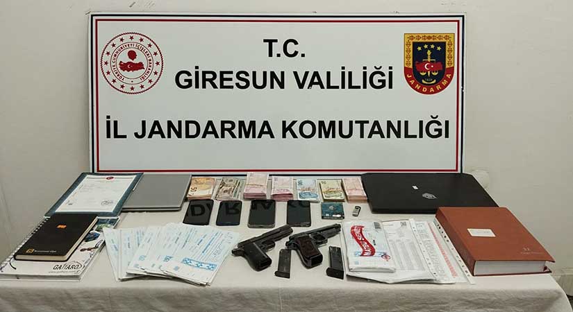 Bulancak’ta Tefeci Operasyonunda 4 Gözaltı