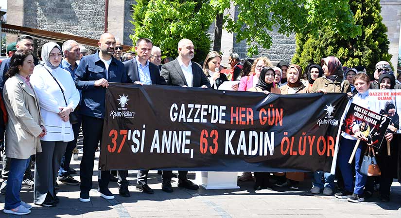 AK Parti İl Kadın Kolları: Filistinli Annelerin acısına dikkat çekti