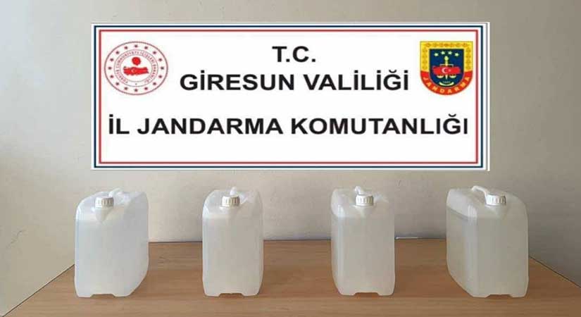 Jandarmadan Etil Alkol Operasyonu