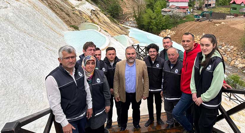 Erener’den doğa turizminin merkezi Göksu Travertenlerinde