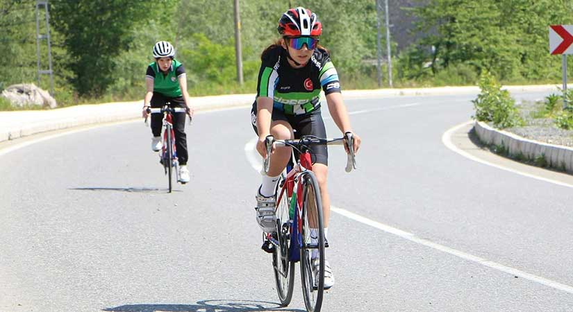 Bisiklet Yarışında Giresun rüzgarı