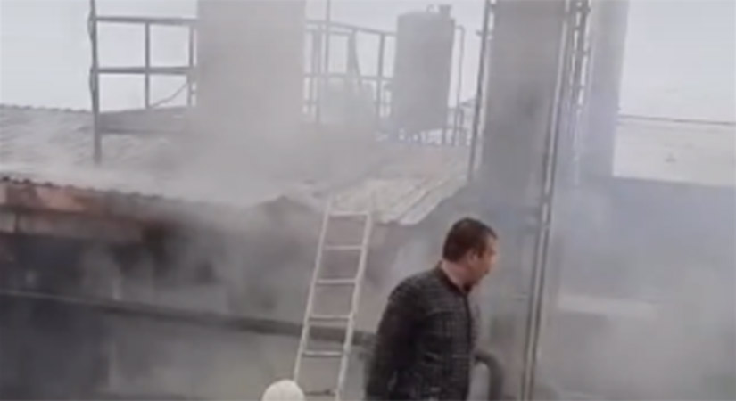 Şebinkarahisar’da ahşap ev yangını