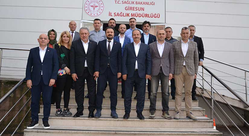Sağlık Sen liderleri Giresun’da çalışanların sıkıntılarını dinledi