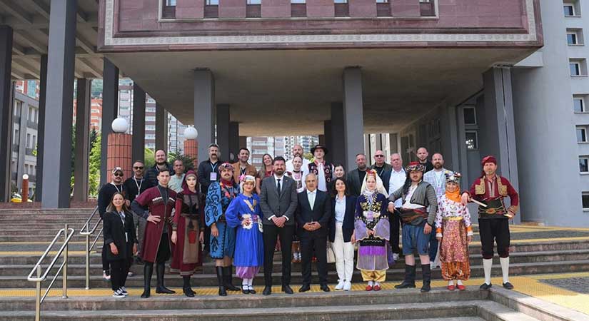 Aksu Festivali Halk Oyunları ekipleri valiliği ziyaret