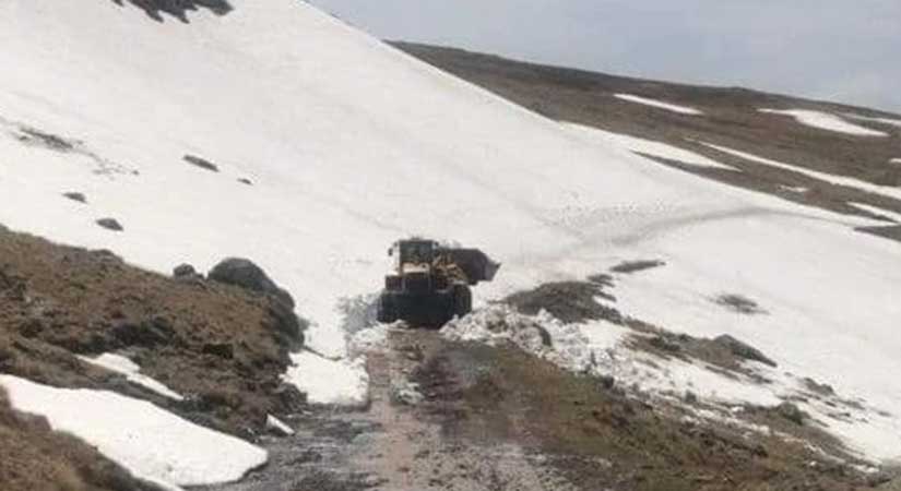 Yaylalarda Mayıs’ta Kar Yağışı