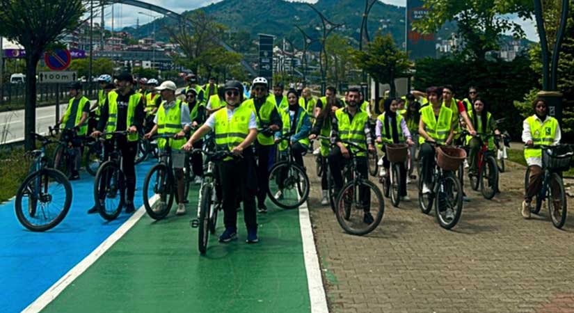 11.Yeşilay bisiklet turu Giresun’da düzenlendi