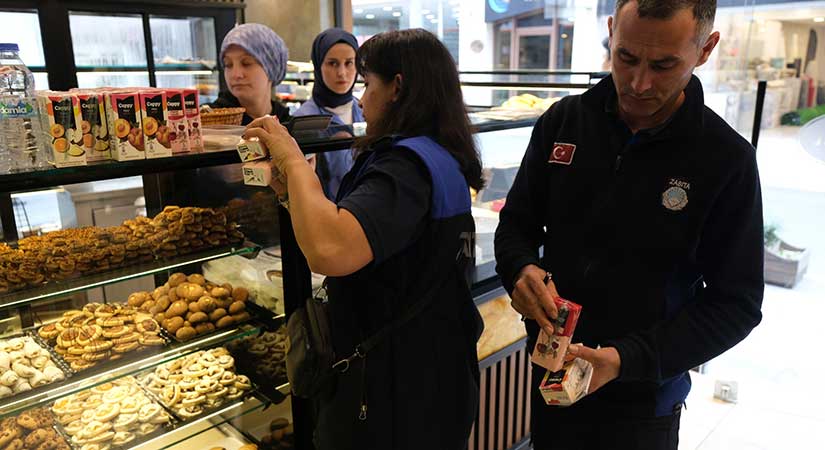 Zabıtadan fırınlarda denetim