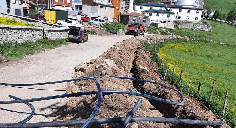 Giresun’da dev içme suyu projesi hızla ilerliyor