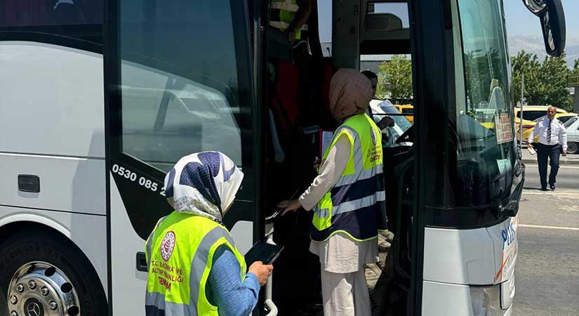 Bayramda denetimler sayesinde rahat yolculuk