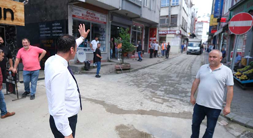 Başkan Köse hafta sonu ekiplerin başındaydı